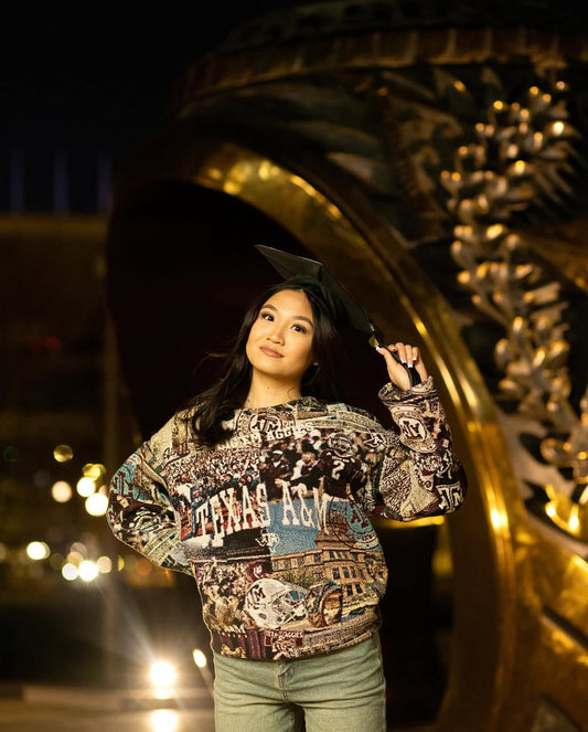 TEXAS A&M CUSTOM TAPESTRY SWEATER
